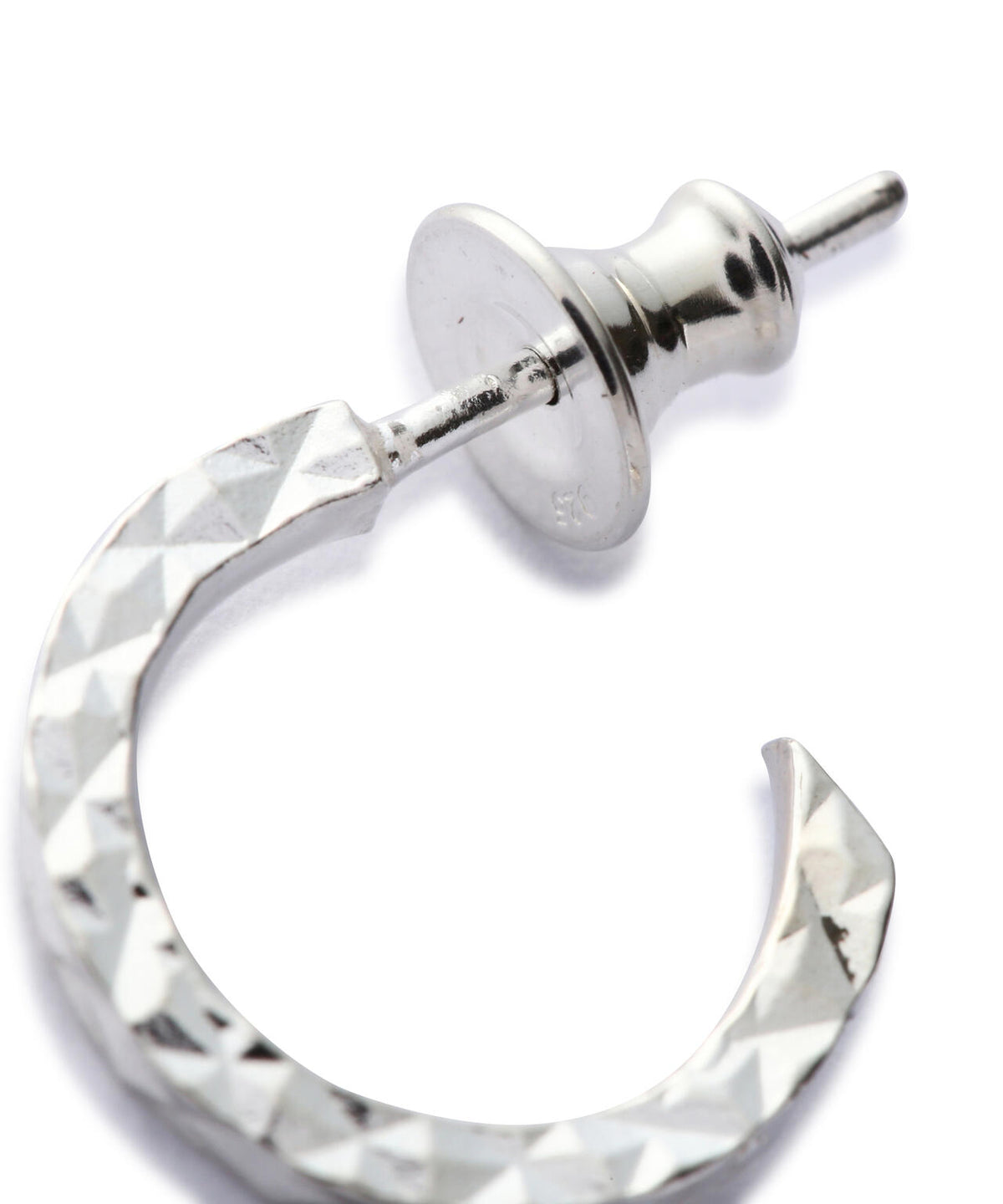 meian/メイアン/STERLING SILVER CROSS CUT PIERCE/クロスカットピアス