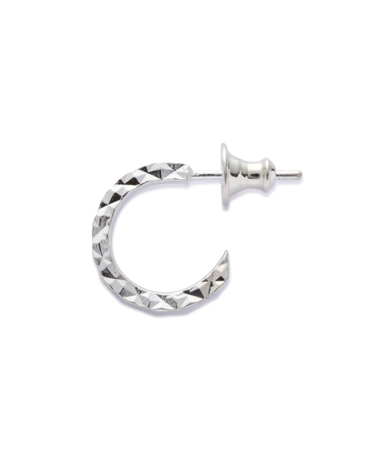 meian/メイアン/STERLING SILVER CROSS CUT PIERCE/クロスカットピアス