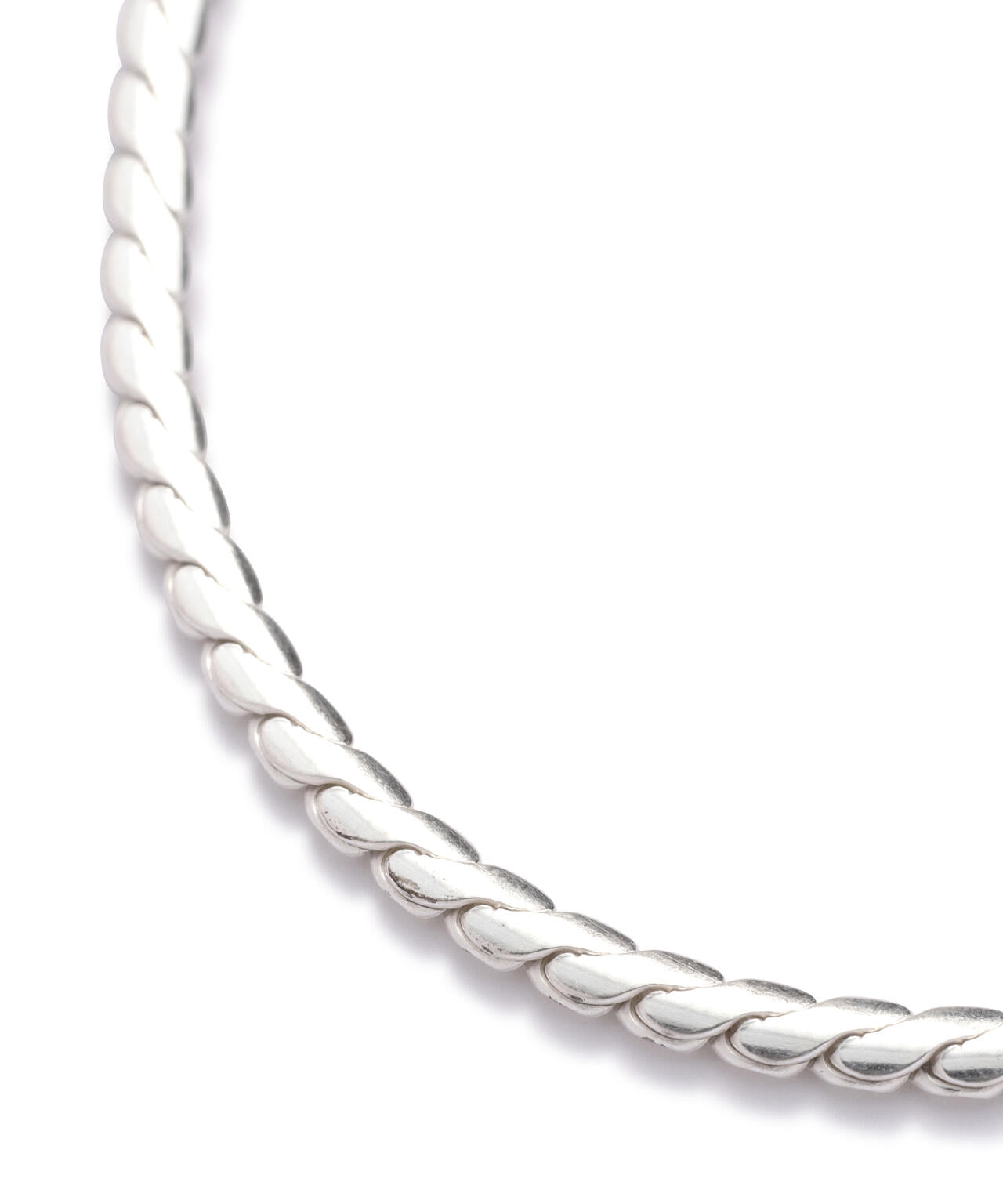meian/メイアン/STERLING SILVER PYTHON TAIL CHAIN NECKLACE/パイソンテールチェーンネックレス