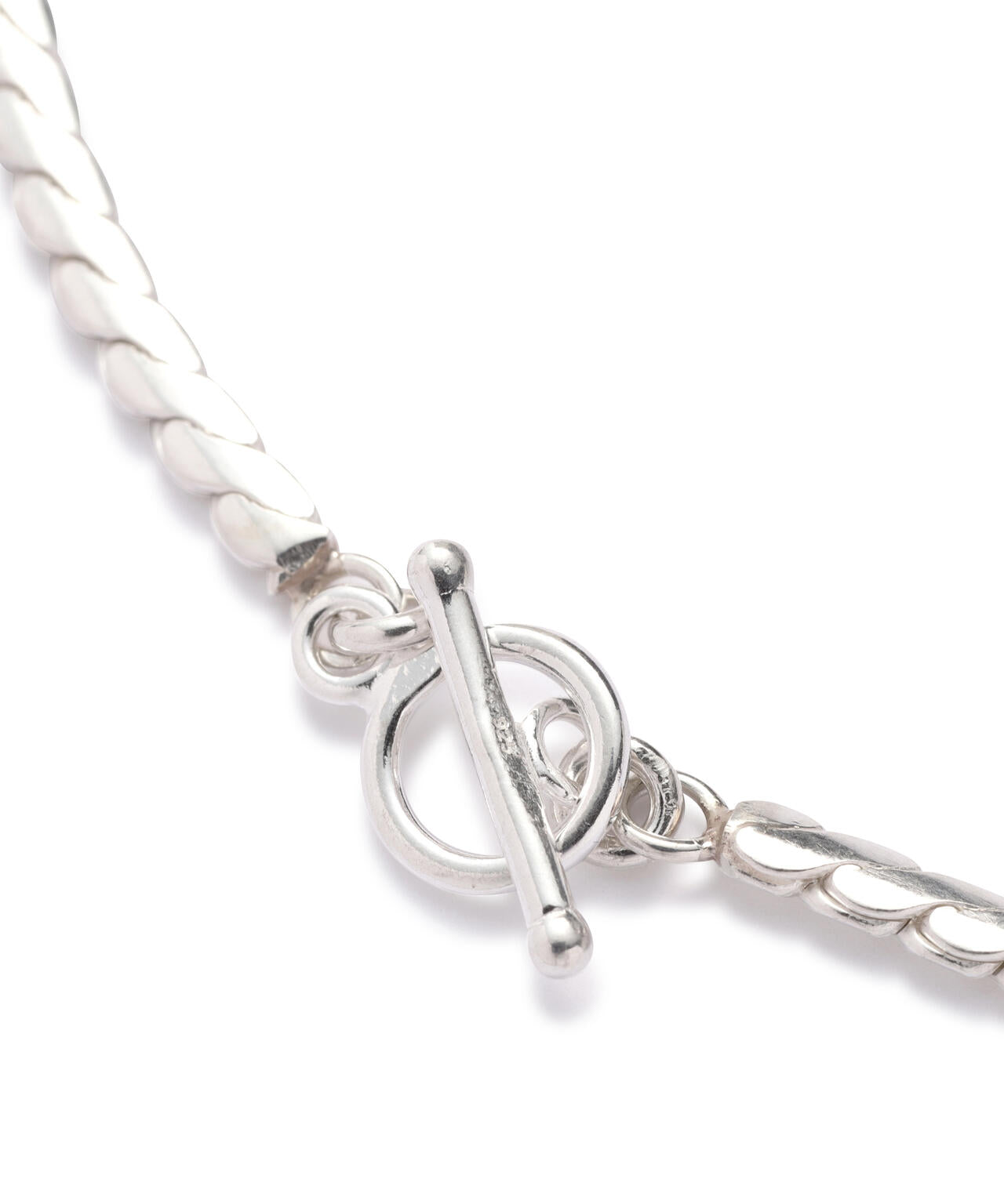 meian/メイアン/STERLING SILVER PYTHON TAIL CHAIN NECKLACE/パイソンテールチェーンネックレス