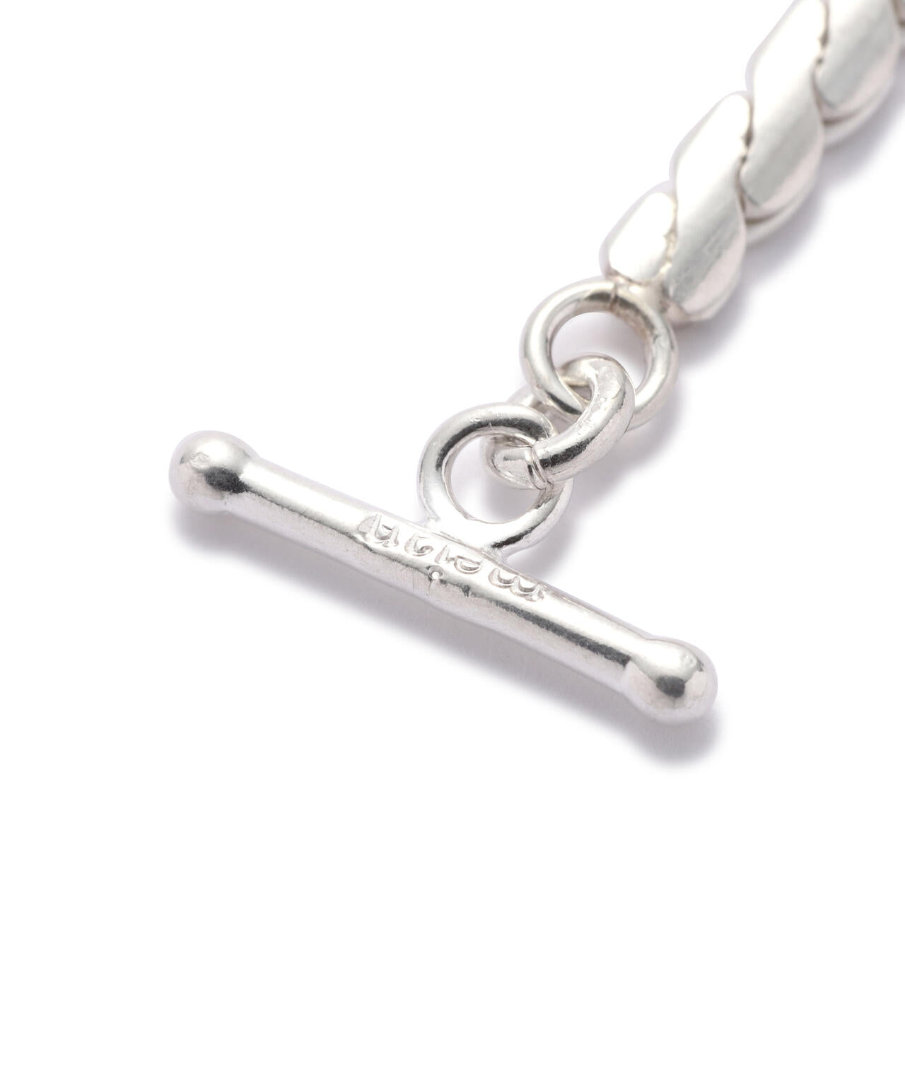 meian/メイアン/STERLING SILVER PYTHON TAIL CHAIN NECKLACE/パイソンテールチェーンネックレス