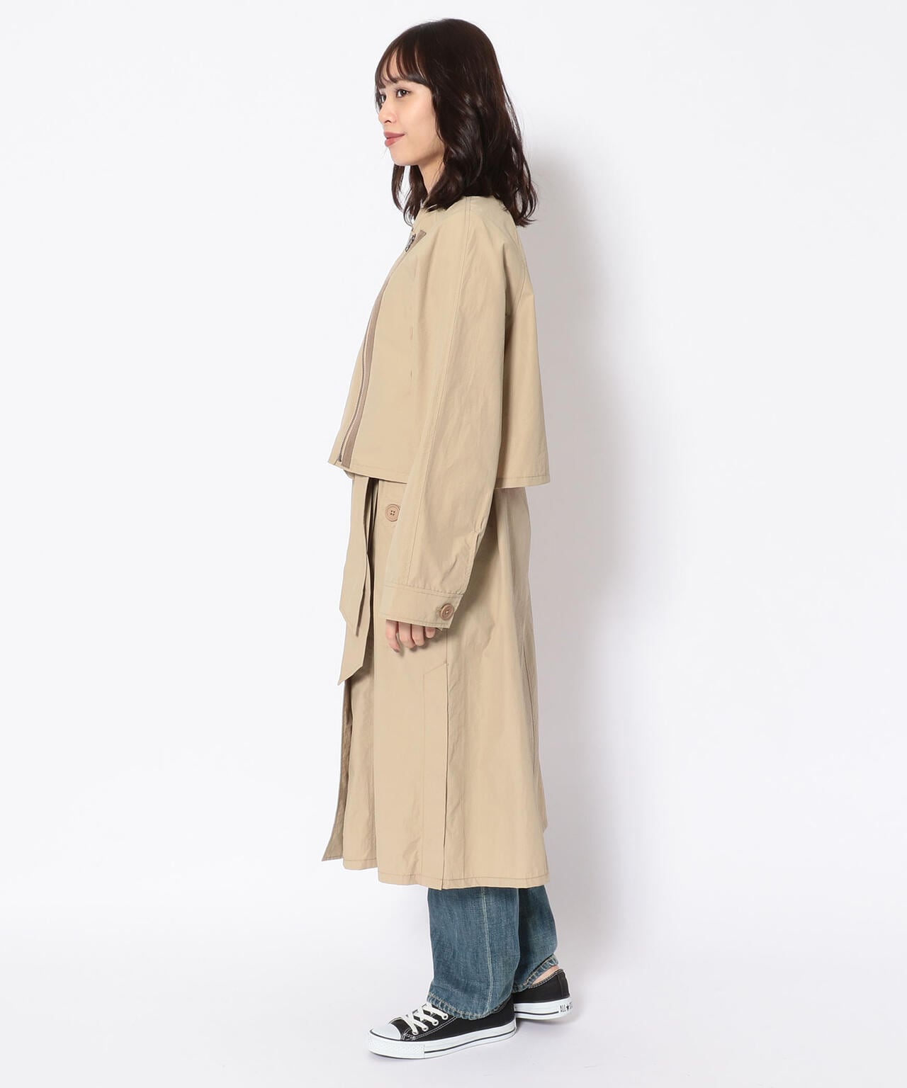 3ウェイ トレンチコート/ 3WAY TRENCH COAT