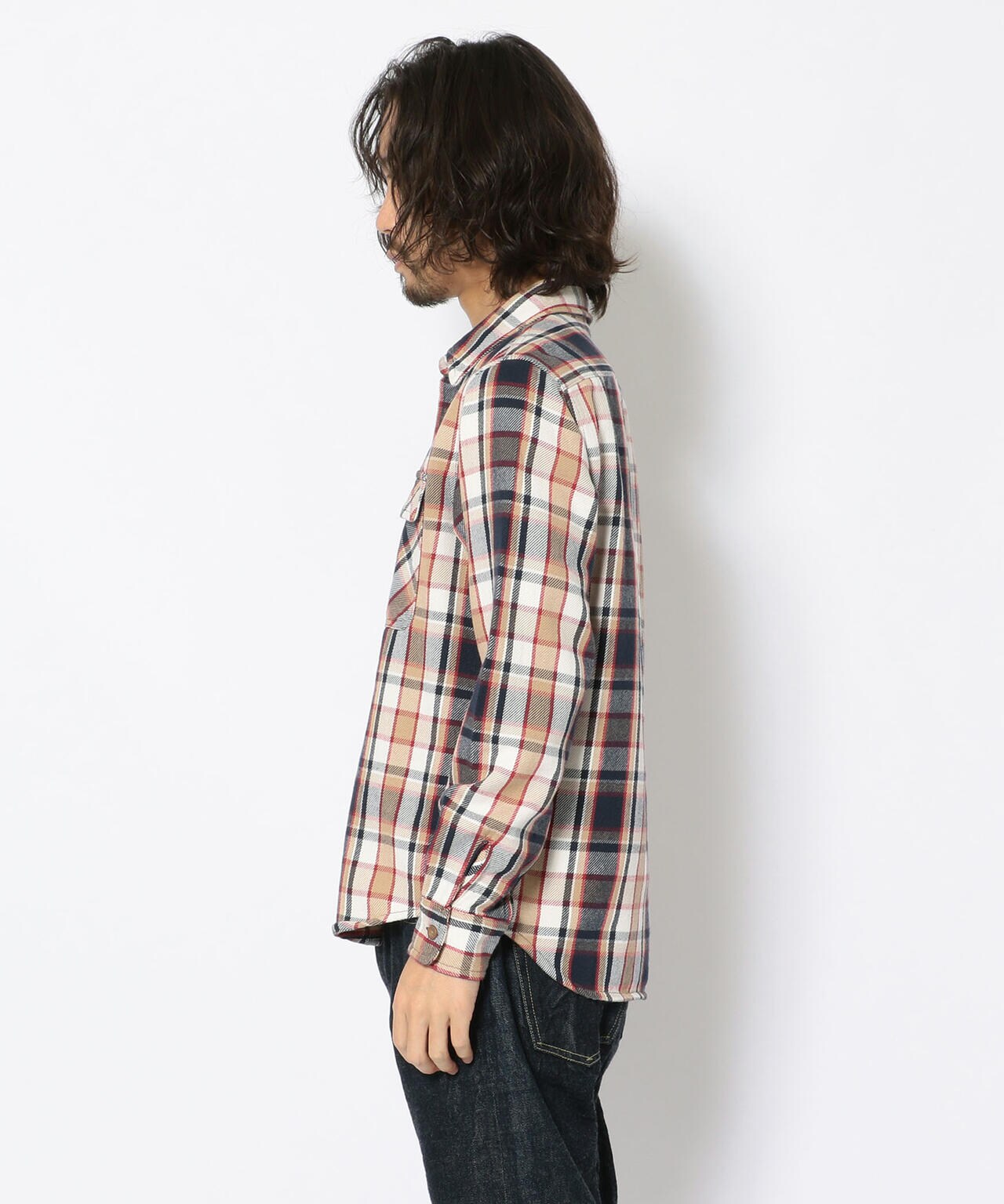 【DAILY/デイリー】 コットン フランネルシャツ/COTTON FLANNEL SHIRT