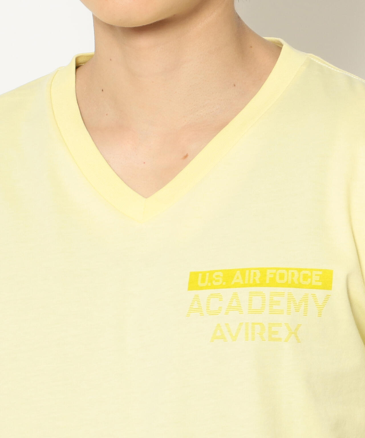Vネック Tシャツ フライングカデット/ SS V-NECK T-SHIRT FLYING CADET / アヴィレックス / AVIREX