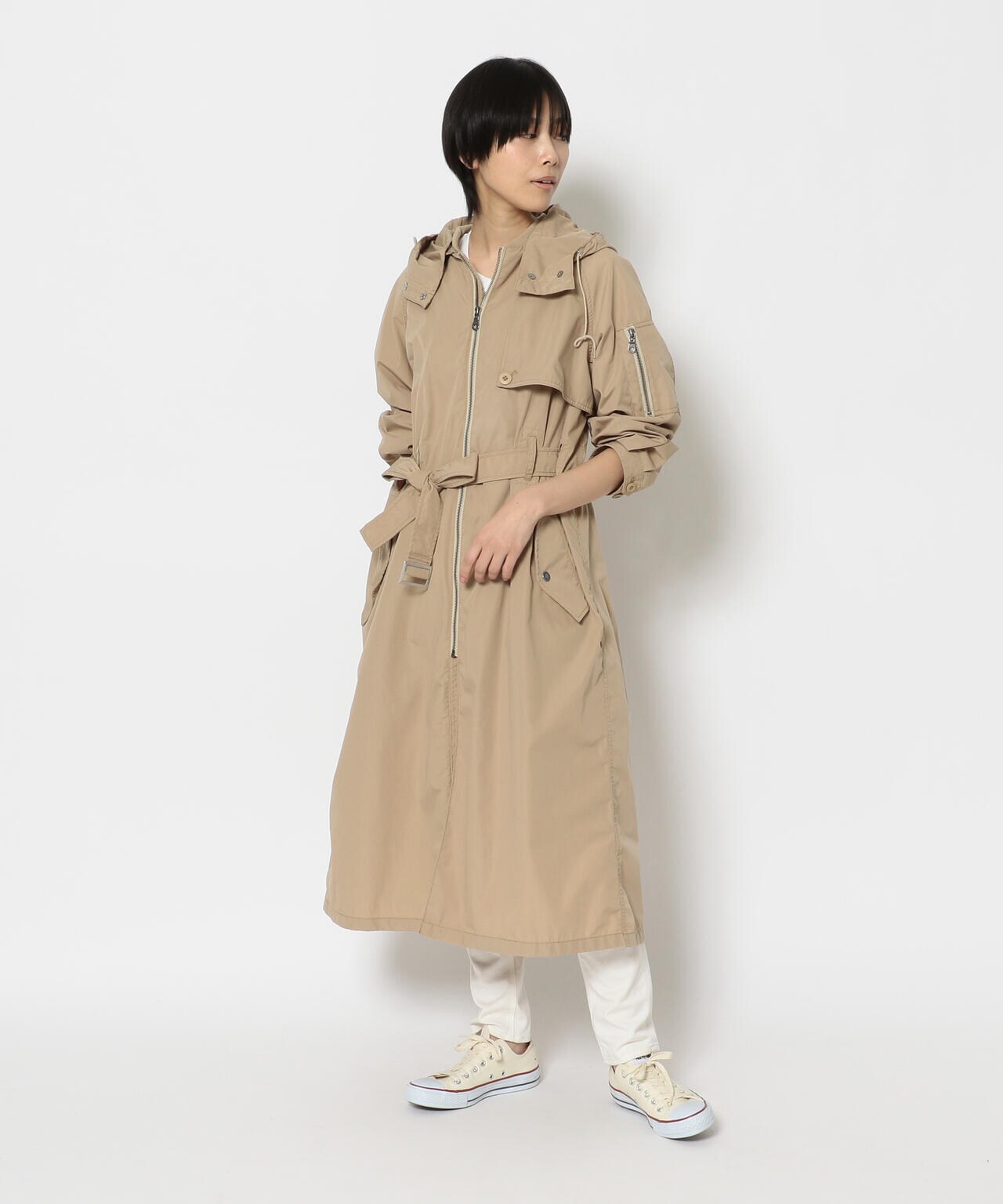 スタンドシェル ロングジャケット/ STAND SHELL LONG JACKET