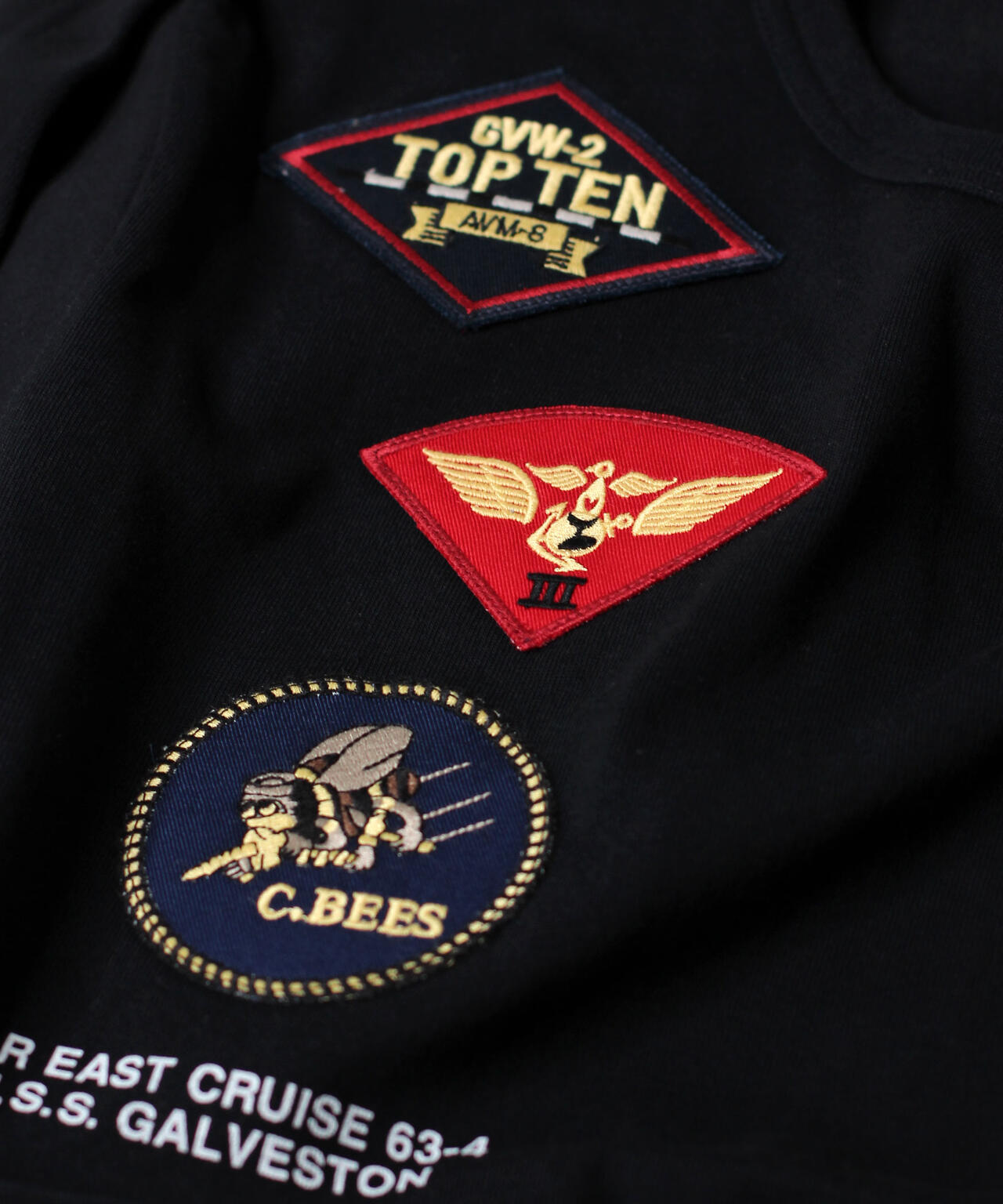 【WEB&DEPOT限定】ユニセックス トップガン ワッペン Tシャツ/TOP GUN WAPPEN T-SHIRT