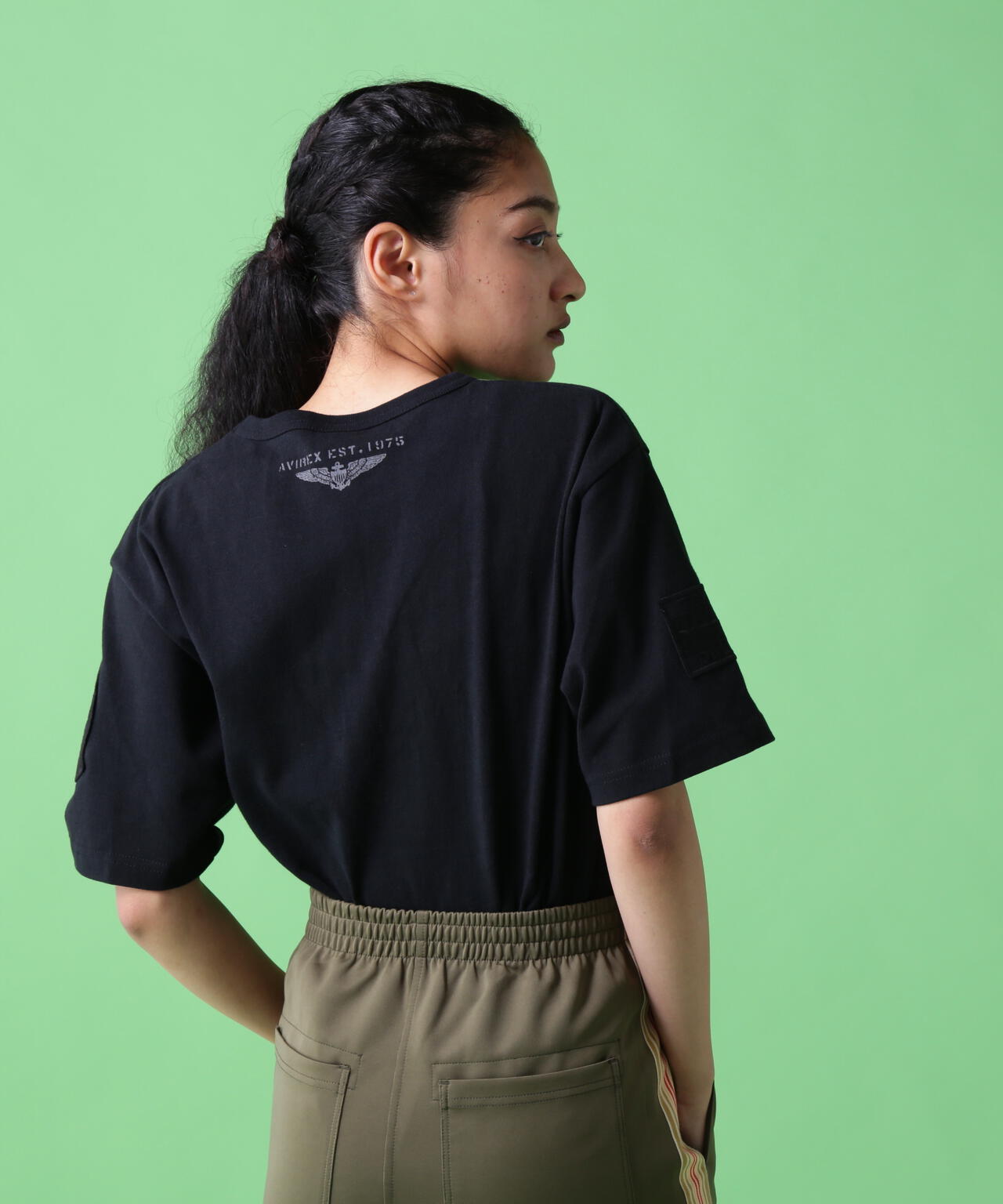 【WEB&DEPOT限定】ユニセックス トップガン ワッペン Tシャツ/TOP GUN WAPPEN T-SHIRT