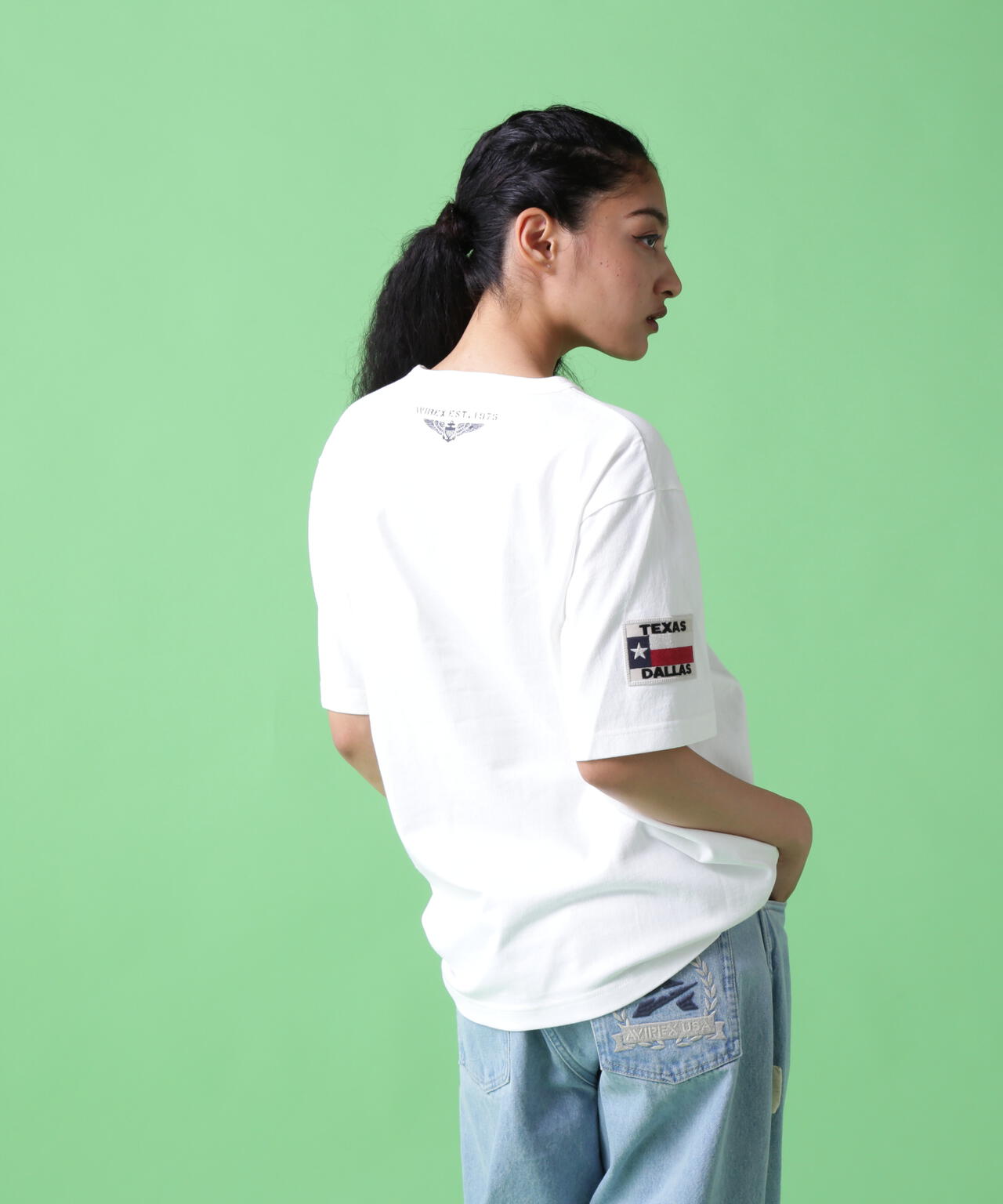 【WEB&DEPOT限定】ユニセックス トップガン ワッペン Tシャツ/TOP GUN WAPPEN T-SHIRT