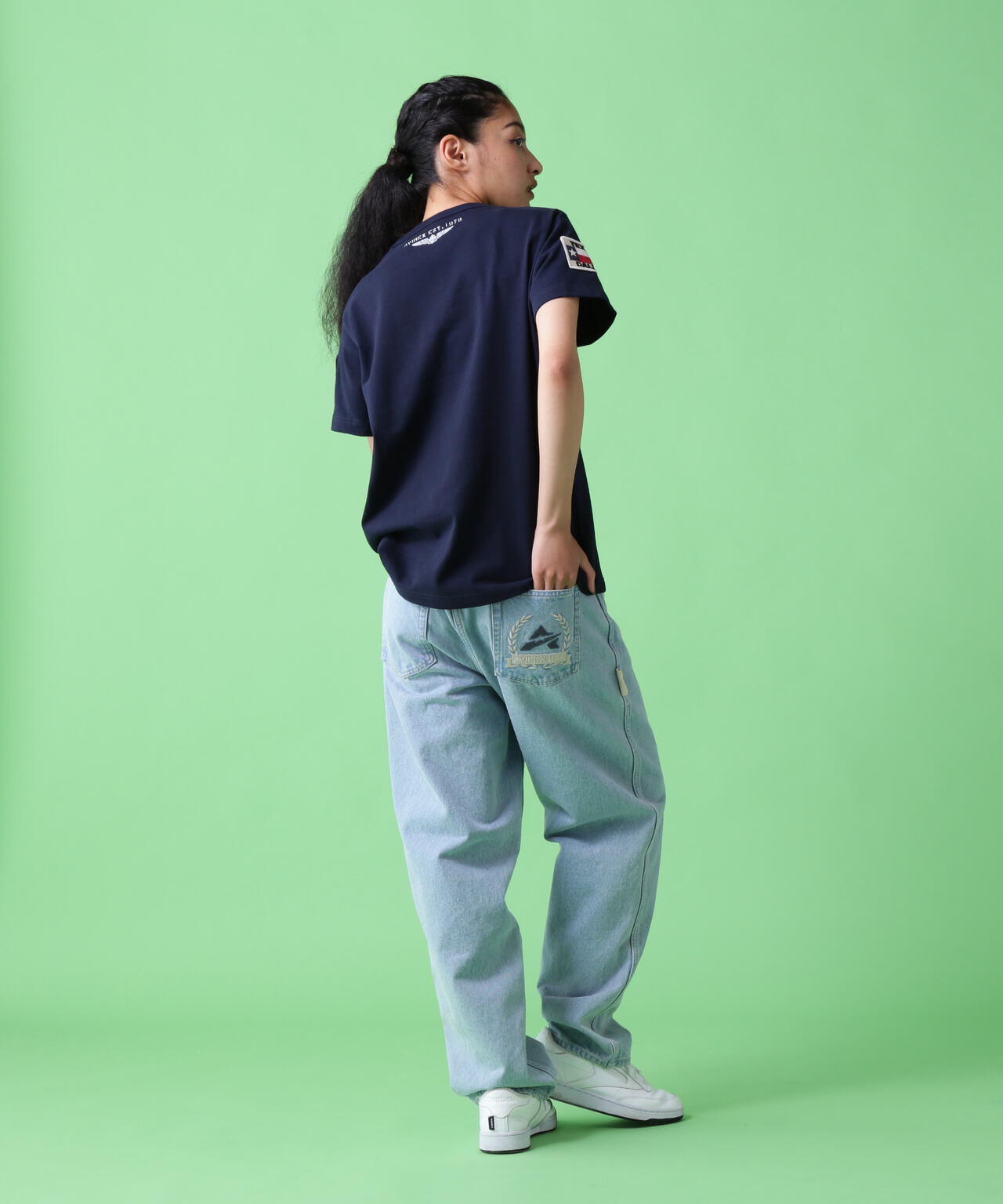 【WEB&DEPOT限定】ユニセックス トップガン ワッペン Tシャツ/TOP GUN WAPPEN T-SHIRT