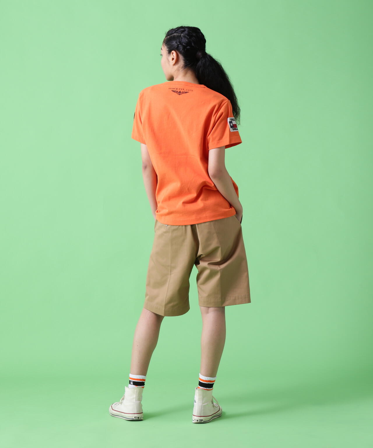 【WEB&DEPOT限定】ユニセックス トップガン ワッペン Tシャツ/TOP GUN WAPPEN T-SHIRT