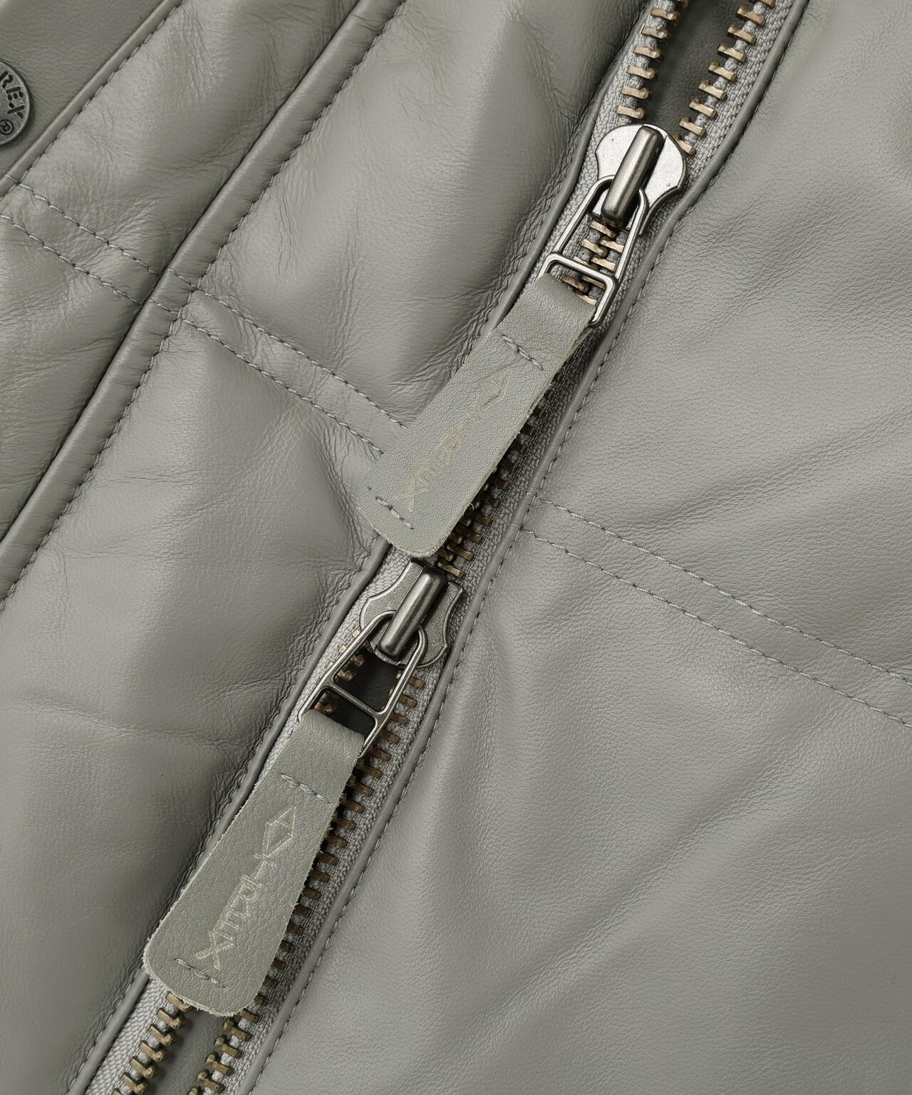 WOOL COMBI LEATHER DOWN/ ウールコンビレザーダウン