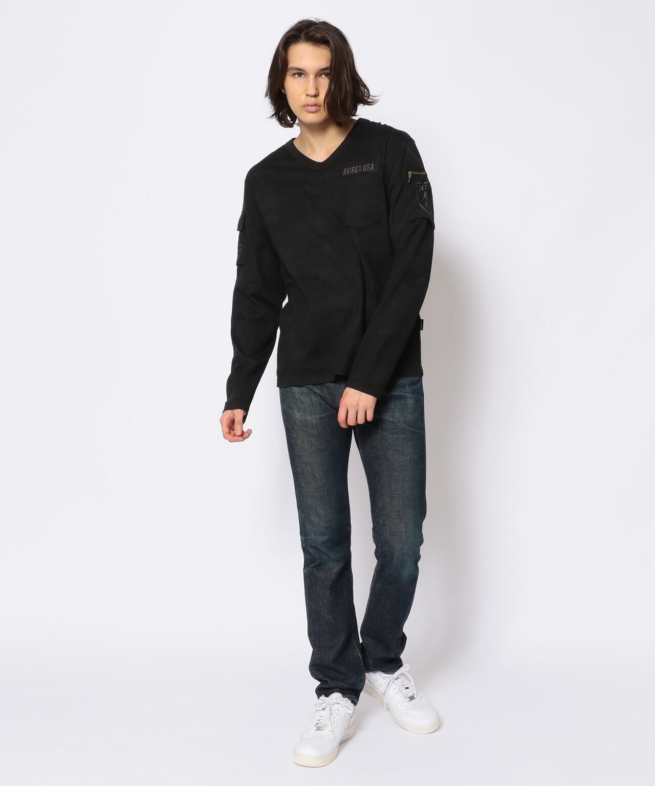 【WEB限定】ファティーグ Vネック Tシャツ /FATIGUE V-NECK T-SHIRT