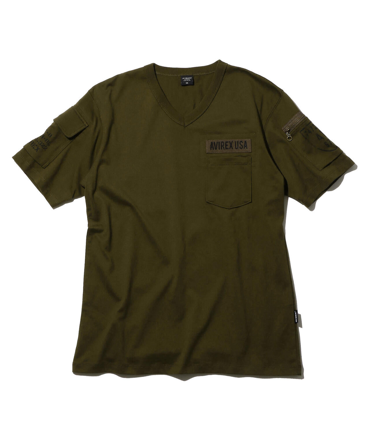 【WEB限定】ファティーグ Vネック Tシャツ/SS FATIGUE V-NECK T-SHIRT/アヴィレックス/AVIREX