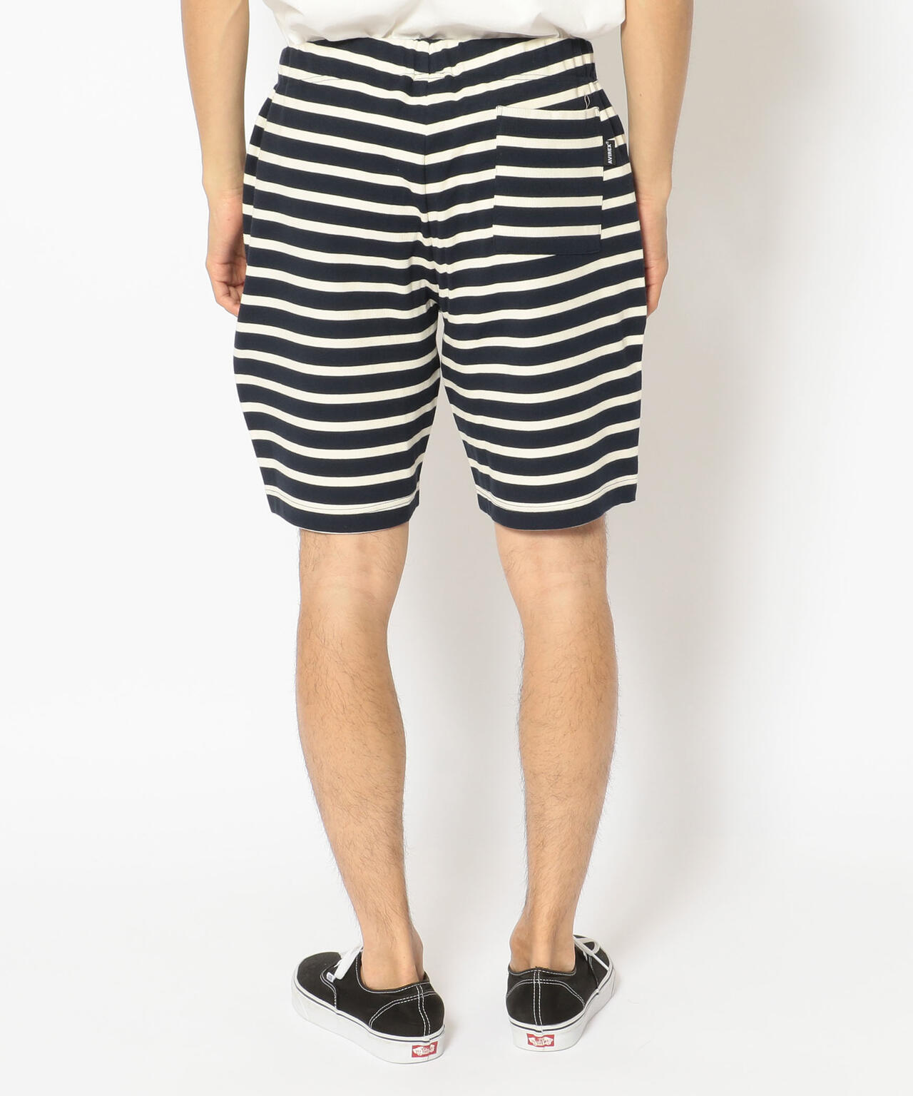 【DAILY/デイリー】ボーダー リブ ショーツ/BORDER RIB SHORT PANT