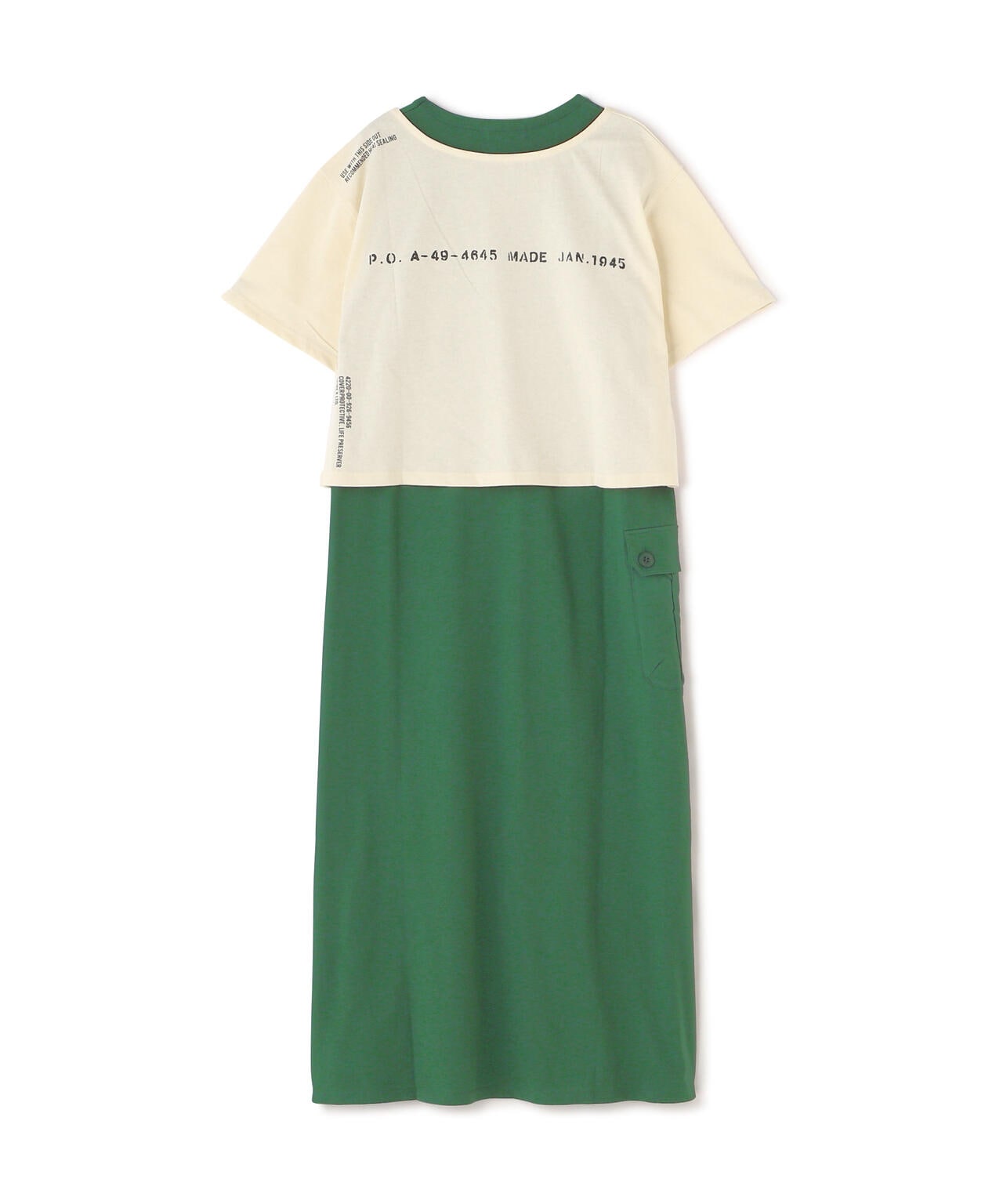 【直営店限定】2WAY SET CARGO ONEPIECE/ 2ウェイセットカーゴワンピース