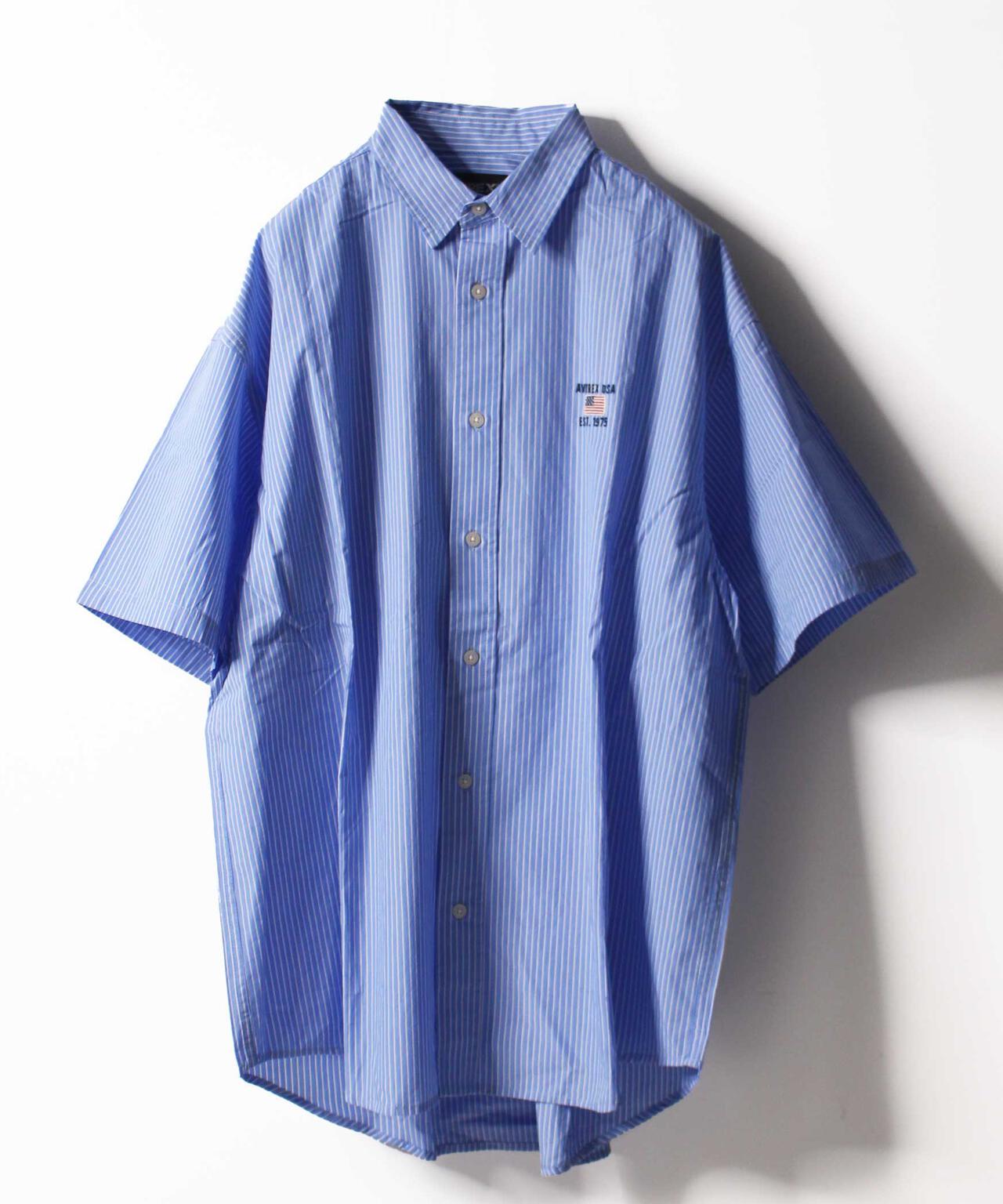【WEB&DEPOT限定】ワイド オックスフォード 半袖シャツ/ S/S WIDE OXFORD SHIRT