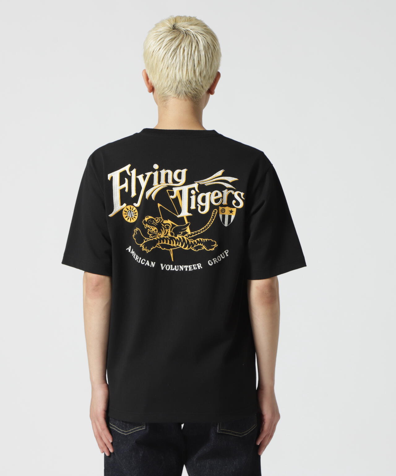 【WEB&DEPOT限定】刺繍 Tシャツ フライング タイガース / EMBROIDERY T-SHIRT FLYING TIGERS