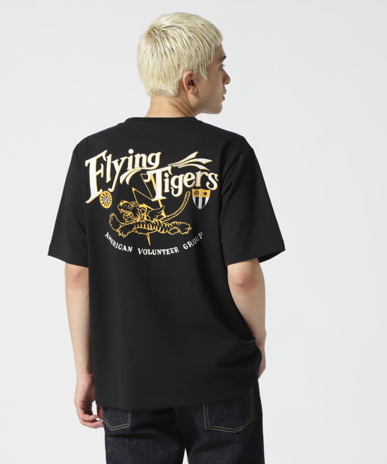 【WEB&DEPOT限定】刺繍 Tシャツ フライング タイガース / EMBROIDERY T-SHIRT FLYING TIGERS