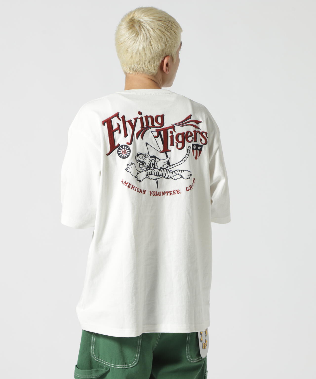 【WEB&DEPOT限定】刺繍 Tシャツ フライング タイガース / EMBROIDERY T-SHIRT FLYING TIGERS