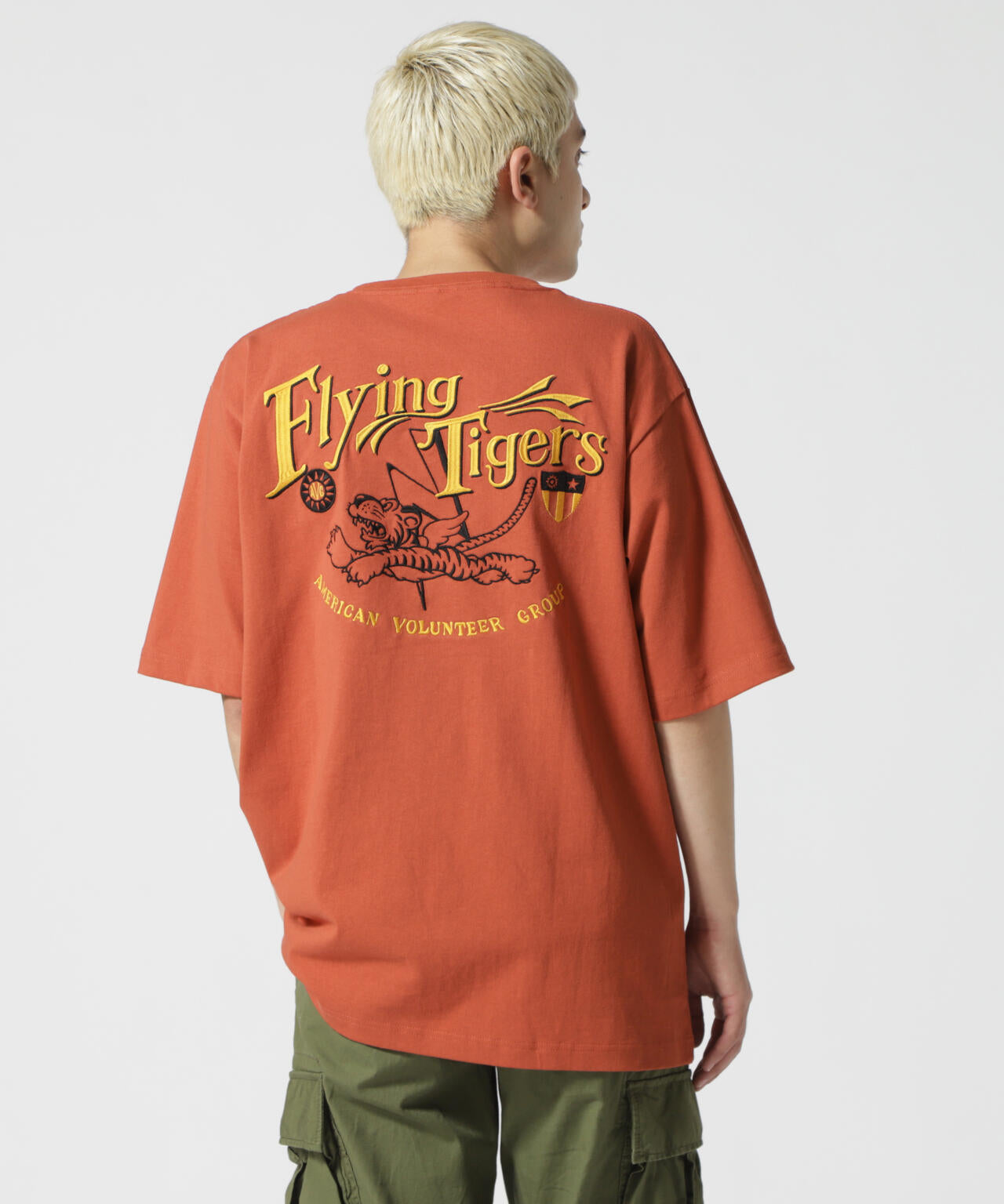 【WEB&DEPOT限定】刺繍 Tシャツ フライング タイガース / EMBROIDERY T-SHIRT FLYING TIGERS