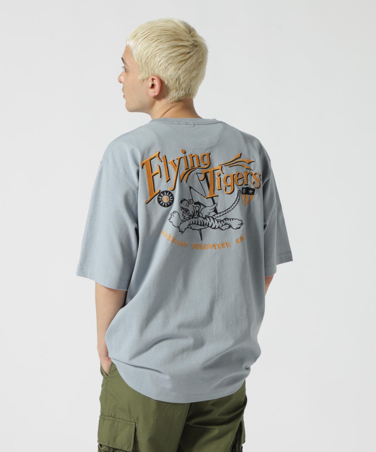 【WEB&DEPOT限定】刺繍 Tシャツ フライング タイガース / EMBROIDERY T-SHIRT FLYING TIGERS