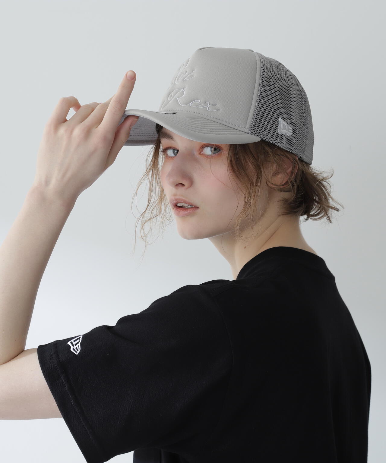 【NEW ERA/ニューエラ】 カーシブ ロゴ メッシュ キャップ / CURSIVE LOGO MESH CAP