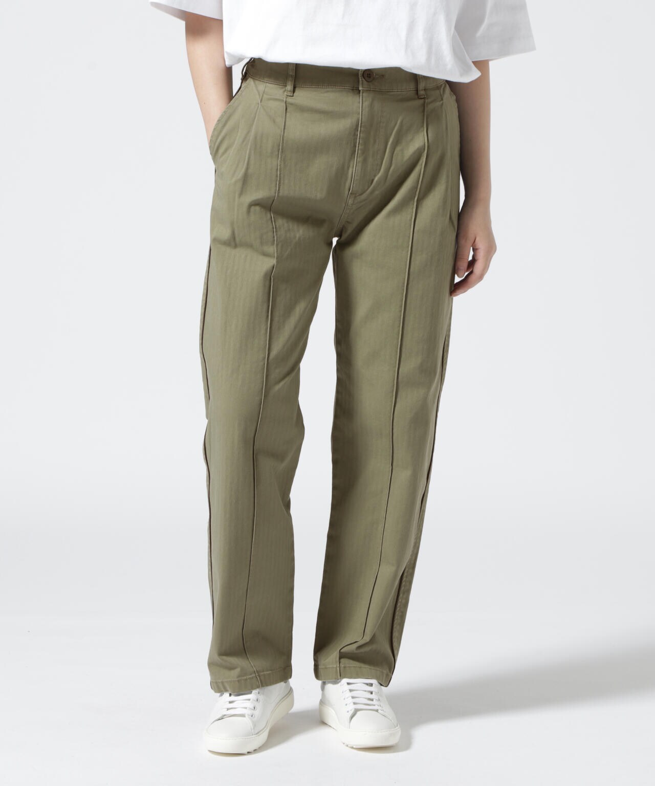 MINI HERINBONE TROUSER PANTS/ ミニヘリンボーントラウザーパンツ