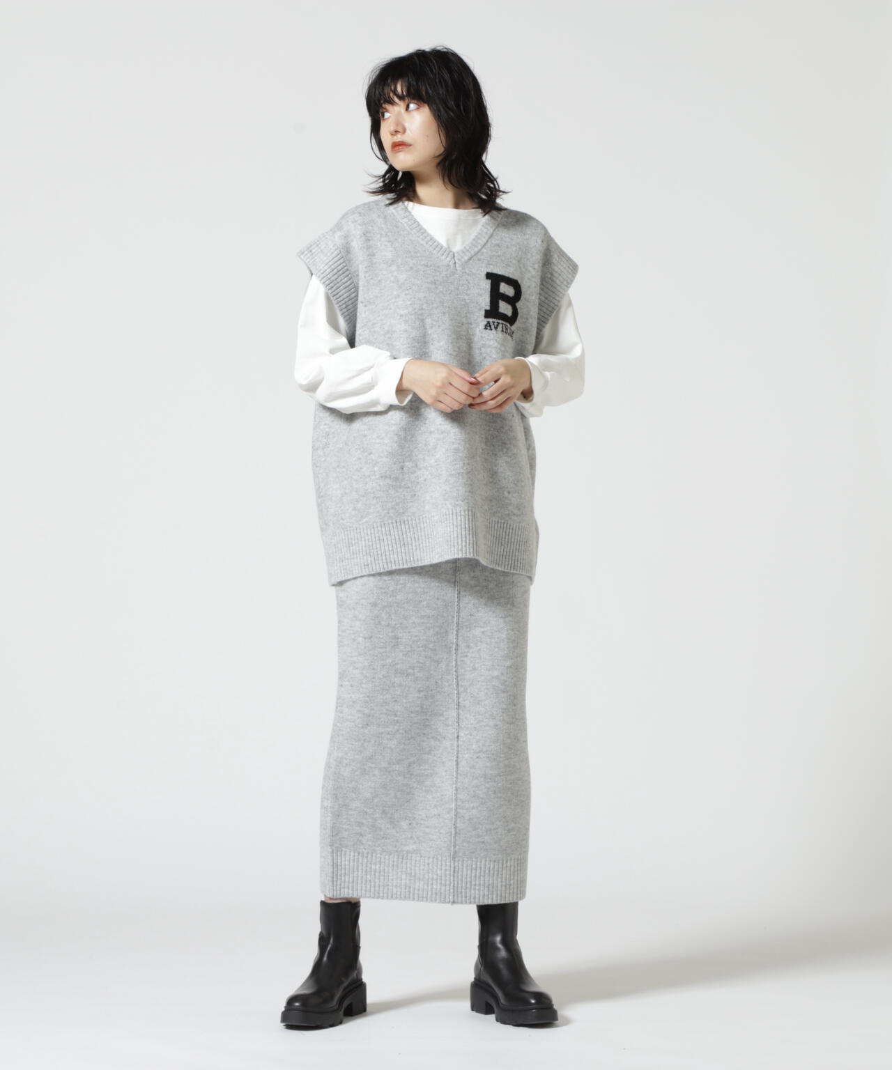 ≪WEB&DEPOT限定≫KNIT SKIRT/ ニットスカート