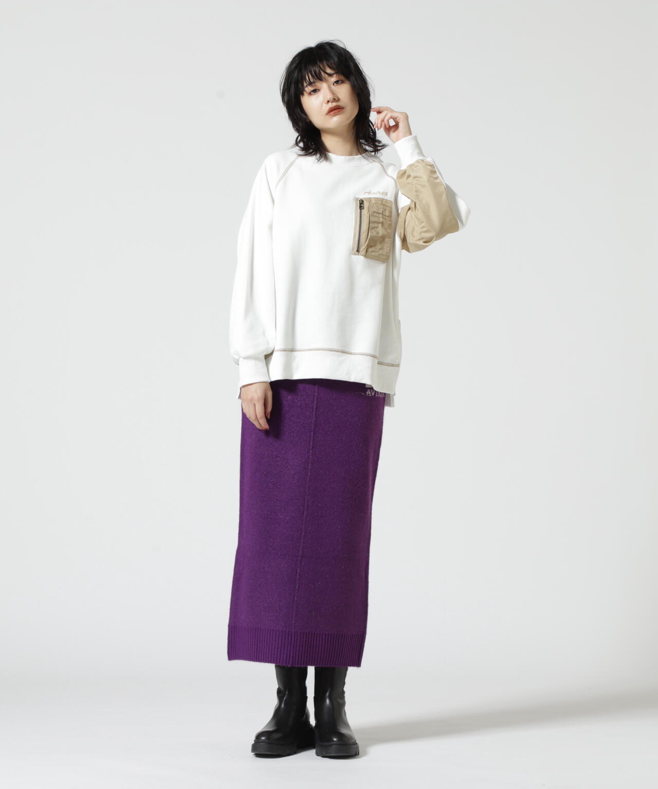 ≪WEB&DEPOT限定≫KNIT SKIRT/ ニットスカート