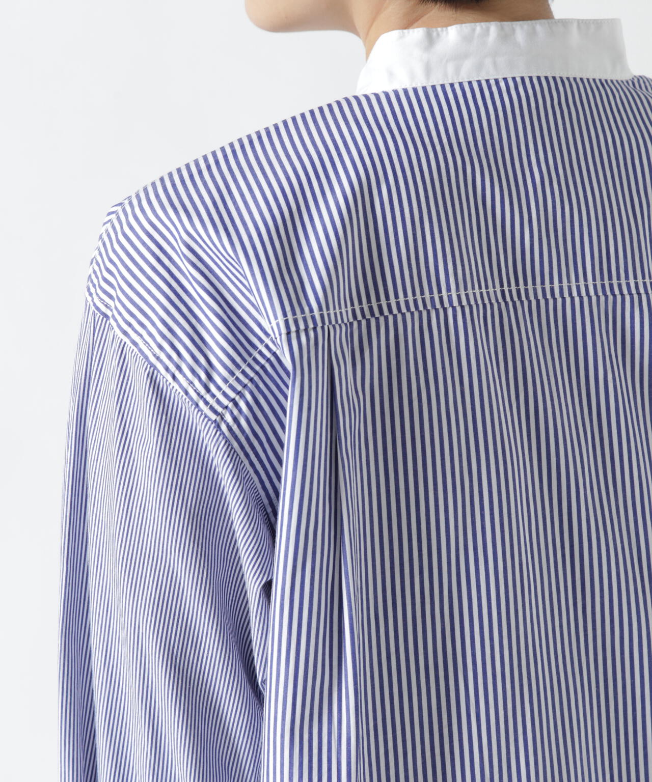 CREZY PATTERN STRIPE SHIRT/ クレイジーパターンストライプシャツ