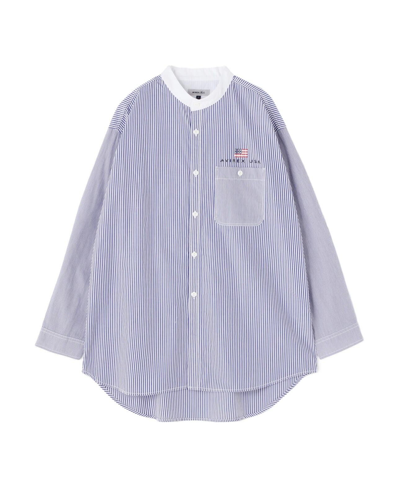 CREZY PATTERN STRIPE SHIRT/ クレイジーパターンストライプシャツ