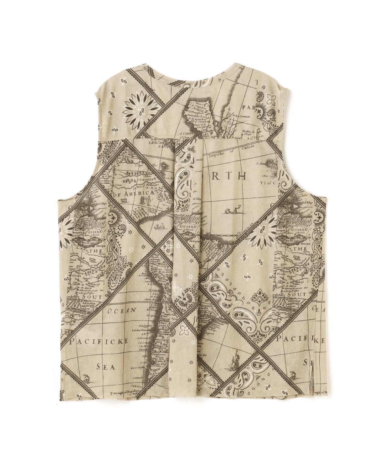 直営店限定/ BANDANA CHART MIX CUT SHIRT/ バンダナチャートミックスカットシャツ
