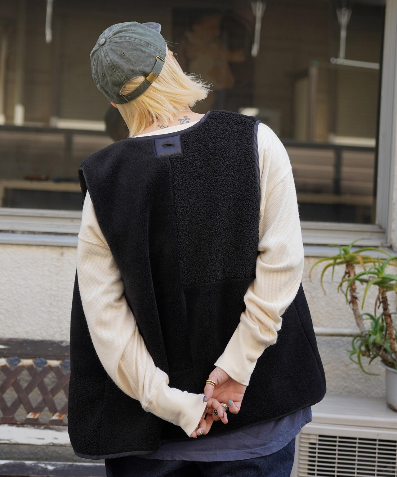 MULTI DECK JACKET WITH BOA VEST/ マルチデッキジャケットウィズボアベスト