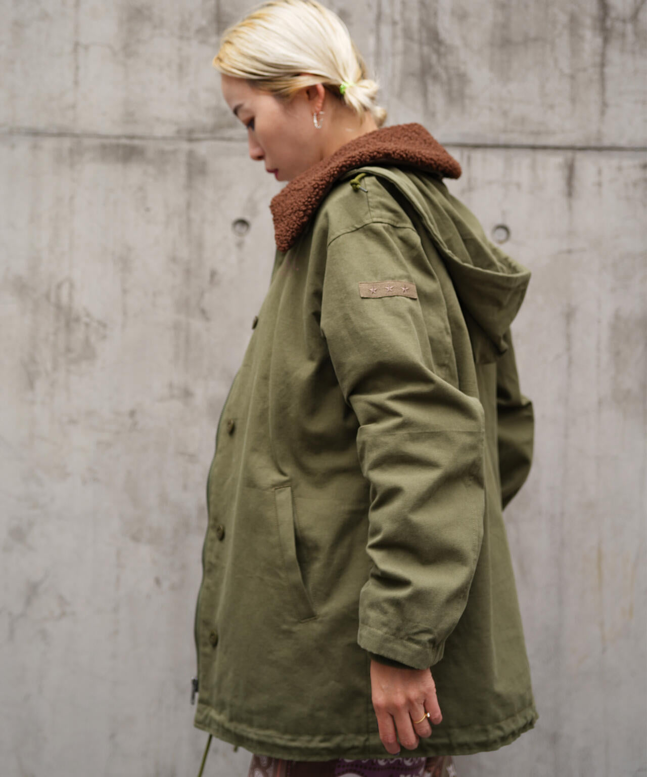 MULTI DECK JACKET WITH BOA VEST/ マルチデッキジャケットウィズボアベスト