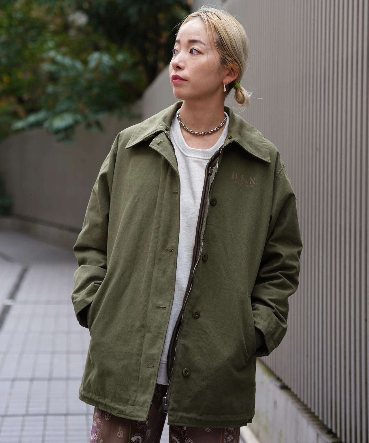 MULTI DECK JACKET WITH BOA VEST/ マルチデッキジャケットウィズボアベスト