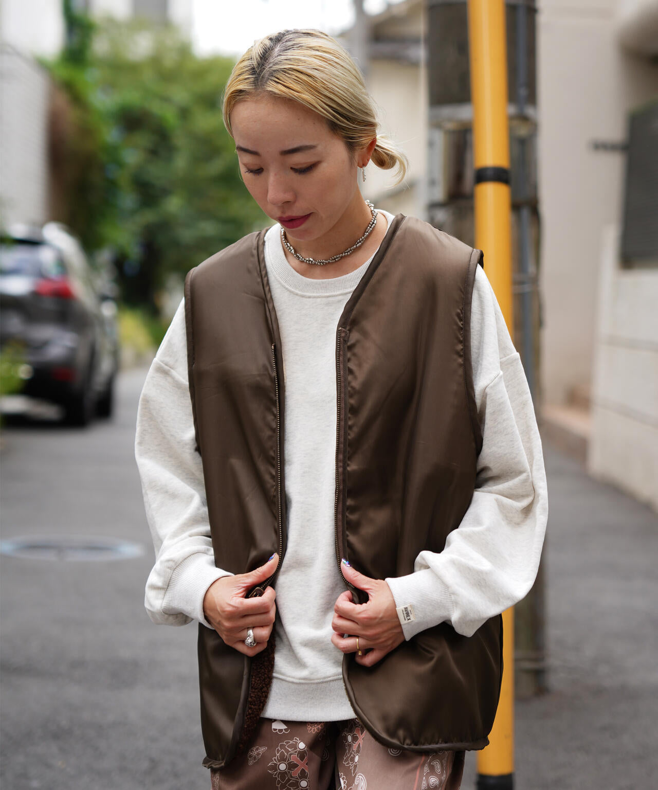 MULTI DECK JACKET WITH BOA VEST/ マルチデッキジャケットウィズボアベスト