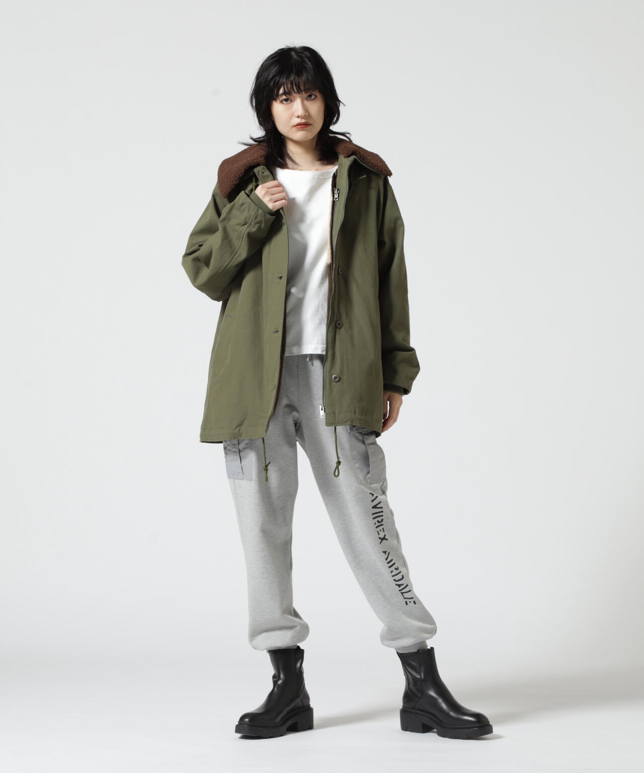 MULTI DECK JACKET WITH BOA VEST/ マルチデッキジャケットウィズボアベスト