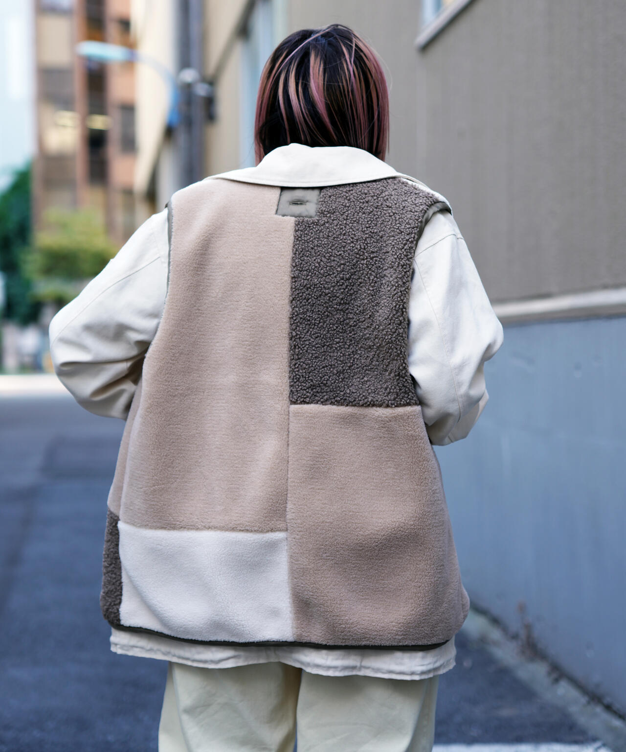 MULTI DECK JACKET WITH BOA VEST/ マルチデッキジャケットウィズボアベスト