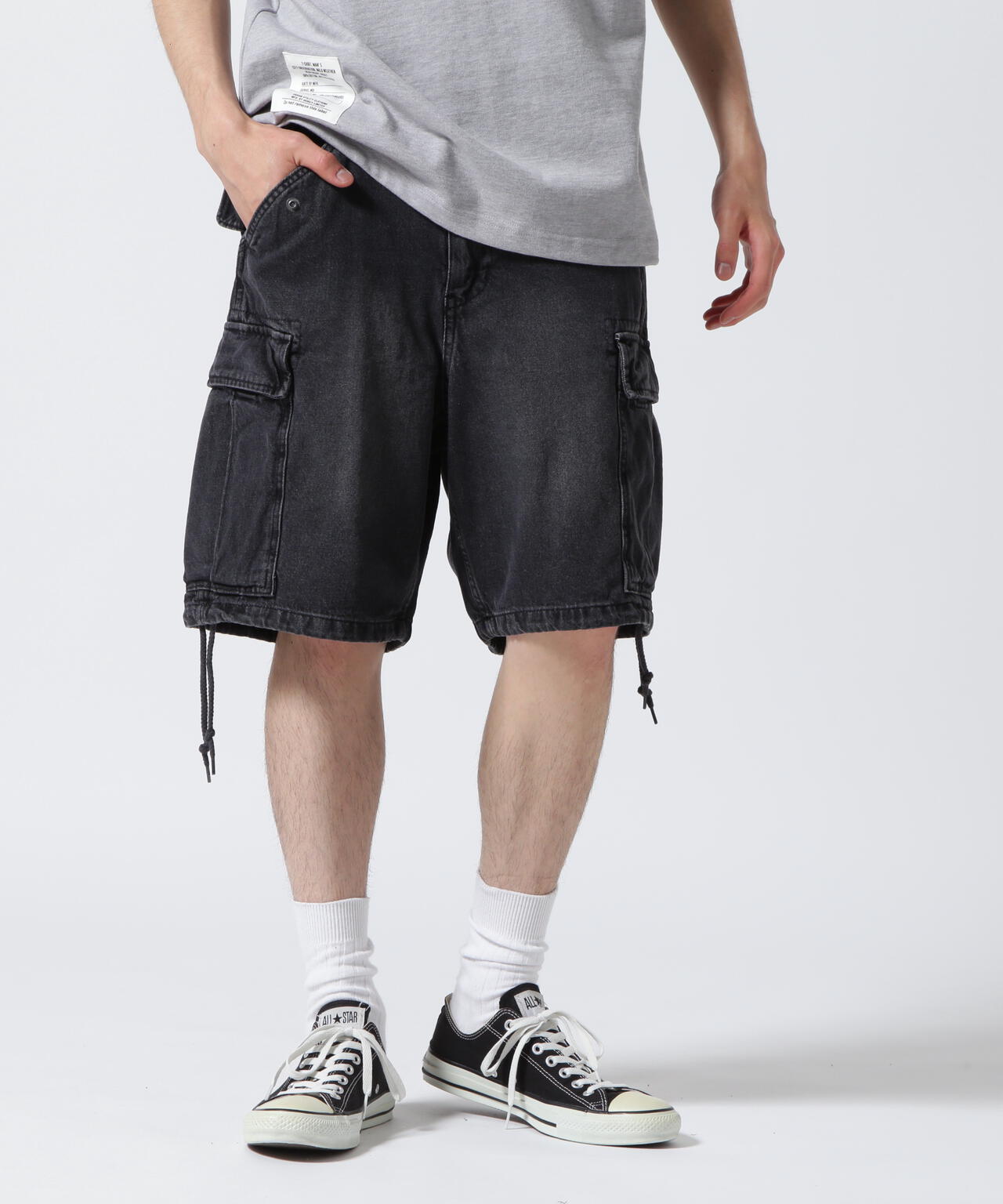 《WEB&DEPOT限定》M-65 FATIGUE DENIM SHORT PANTS / M-65 ファティーグ デニム ショートパンツ