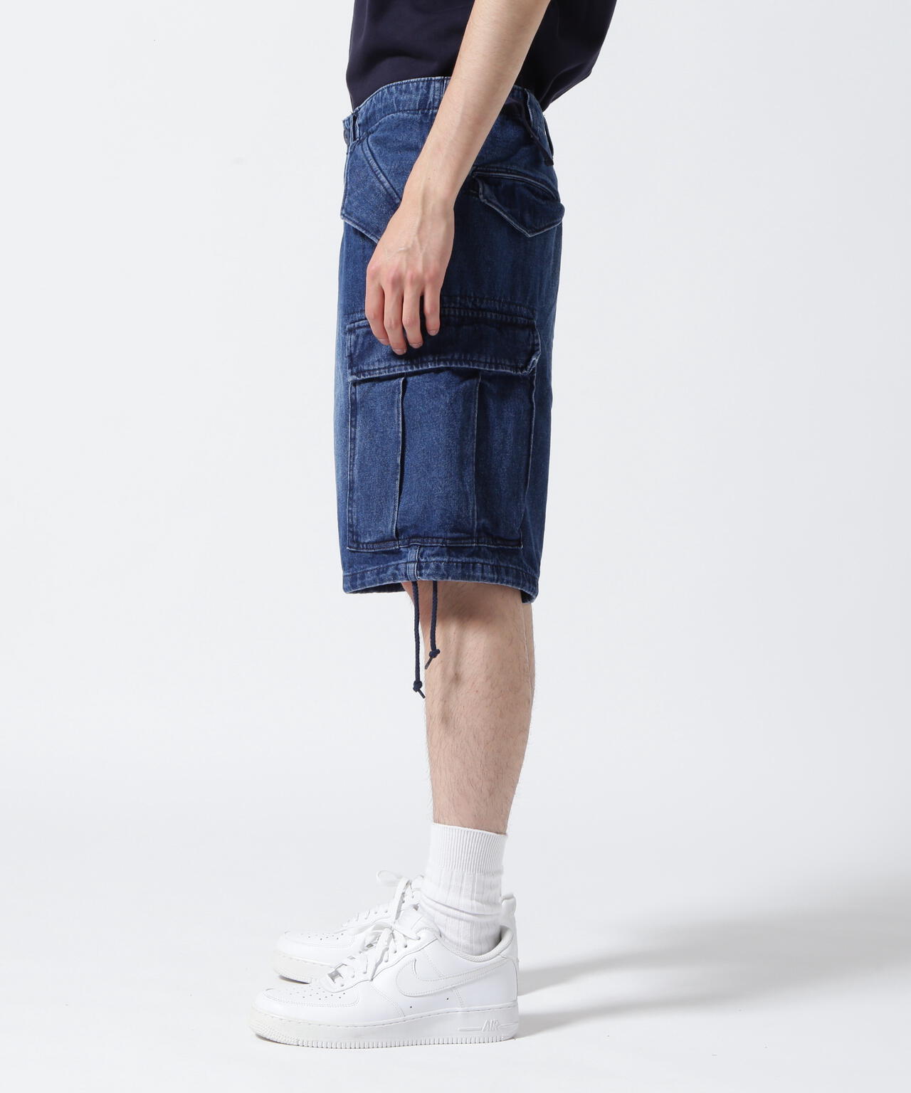 《WEB&DEPOT限定》M-65 FATIGUE DENIM SHORT PANTS / M-65 ファティーグ デニム ショートパンツ