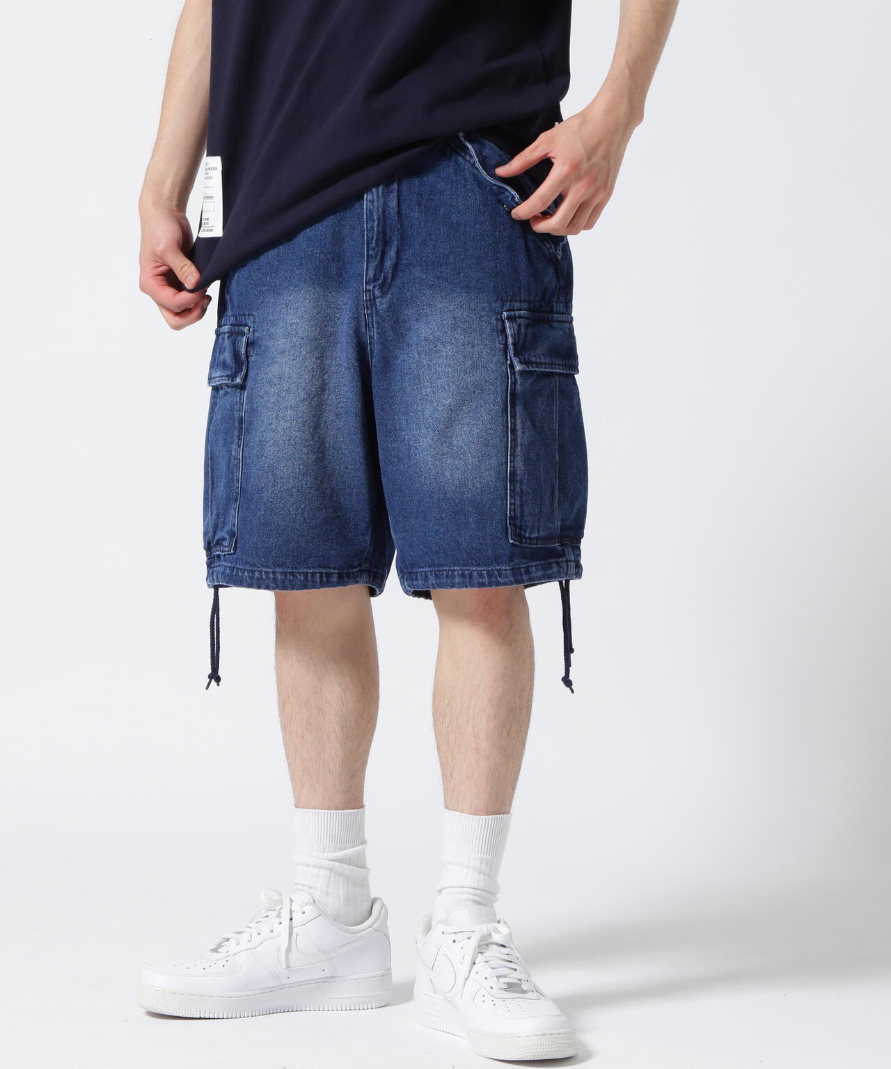 《WEB&DEPOT限定》M-65 FATIGUE DENIM SHORT PANTS / M-65 ファティーグ デニム ショートパンツ