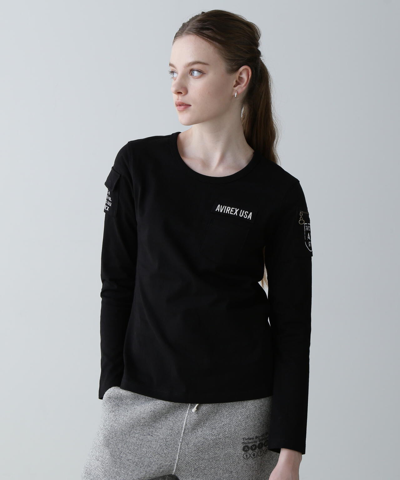 《価格改定商品》 《WOMAN》FATIGUE L/S T-SHIRT/ ファティーグロングスリーブTシャツ