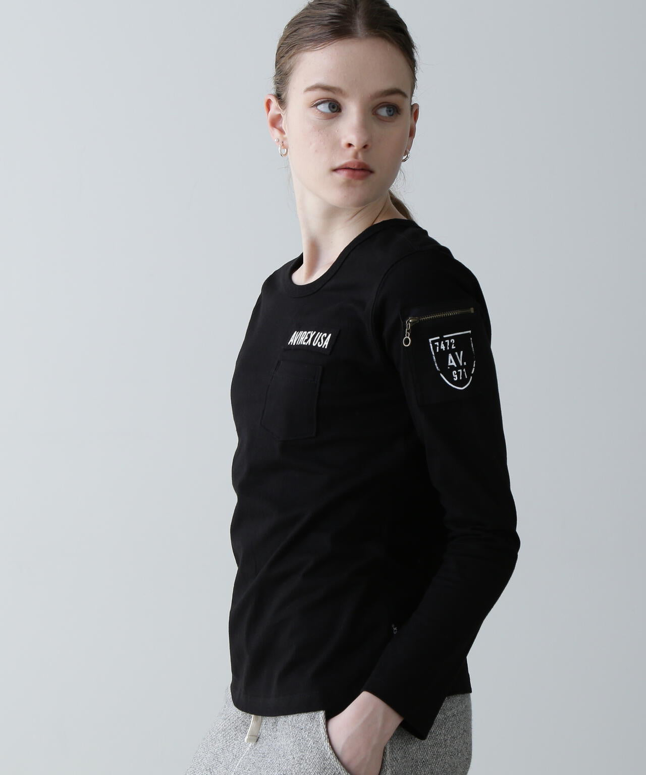 《価格改定商品》 《WOMAN》FATIGUE L/S T-SHIRT/ ファティーグロングスリーブTシャツ