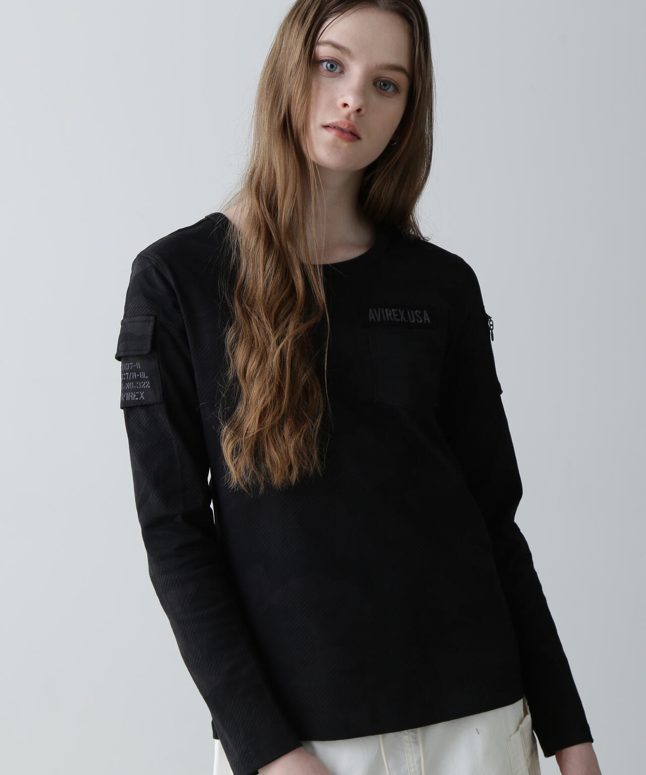 《価格改定商品》 《WOMAN》FATIGUE L/S T-SHIRT/ ファティーグロングスリーブTシャツ