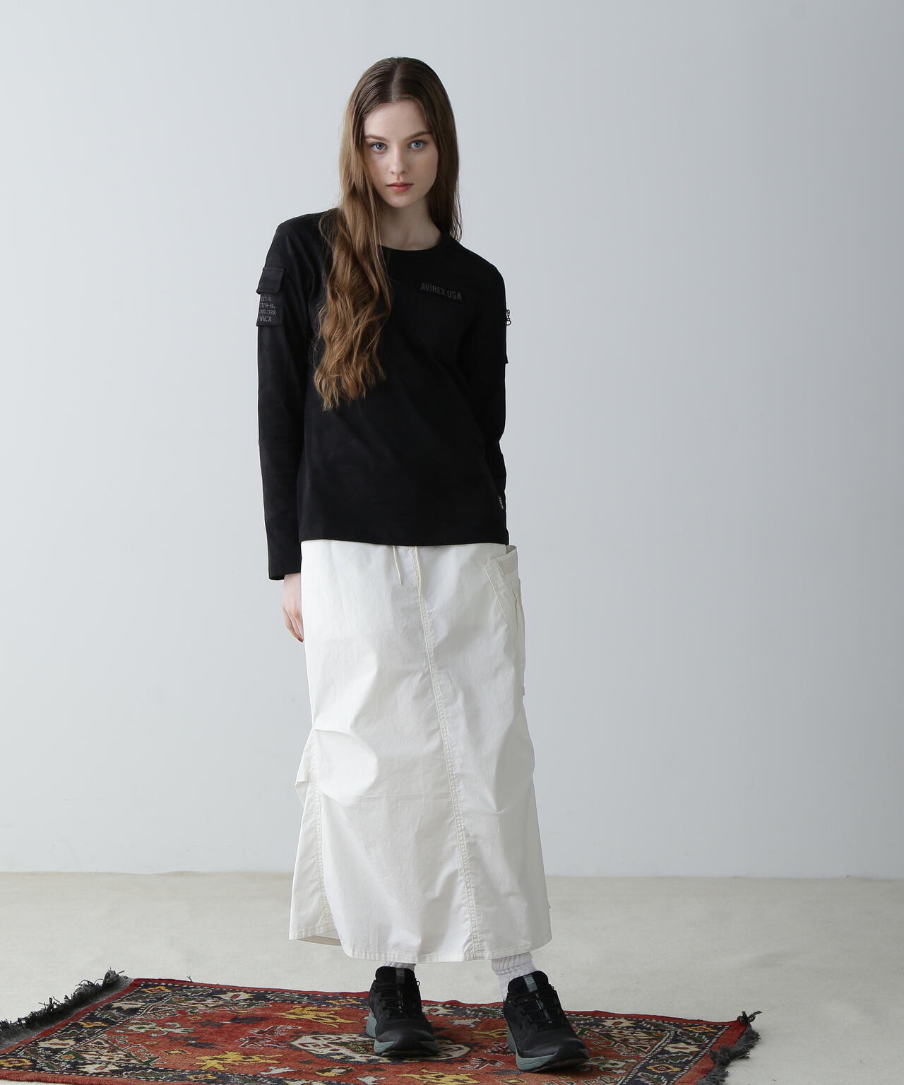 《価格改定商品》 《WOMAN》FATIGUE L/S T-SHIRT/ ファティーグロングスリーブTシャツ