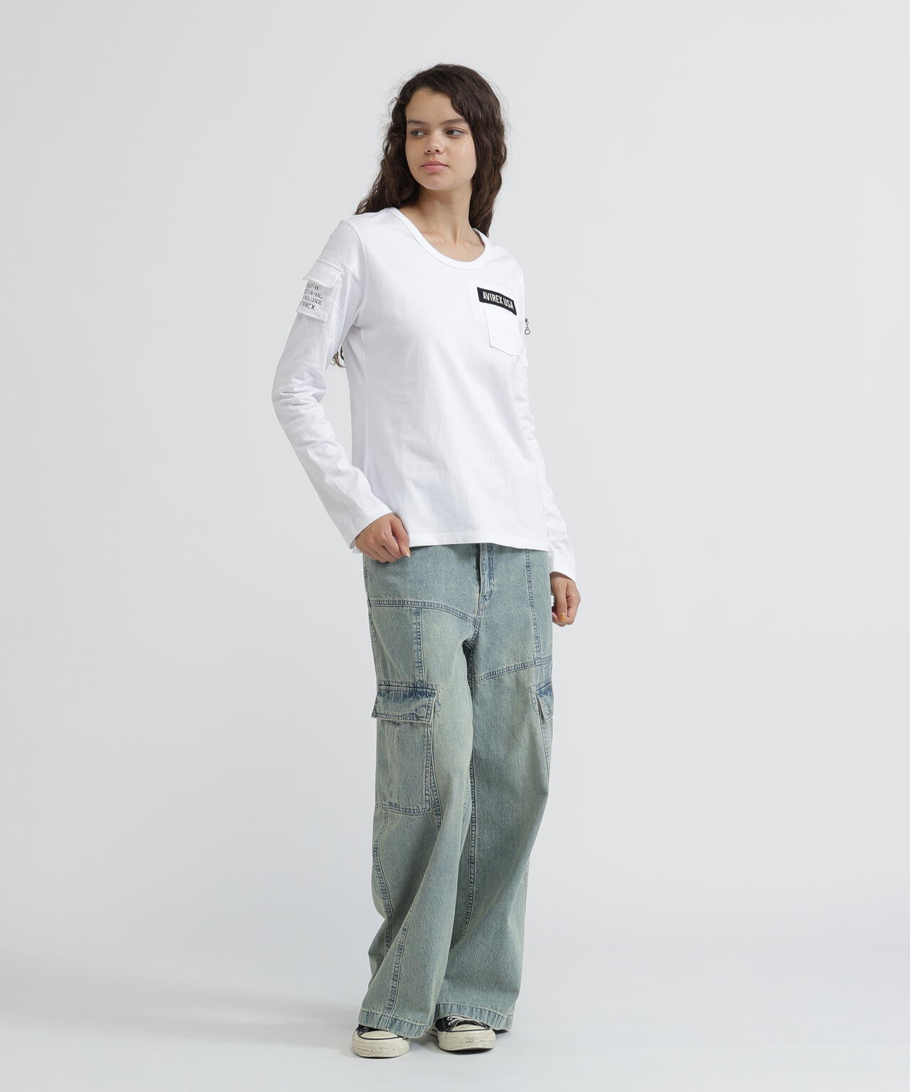 《価格改定商品》 《WOMAN》FATIGUE L/S T-SHIRT/ ファティーグロングスリーブTシャツ