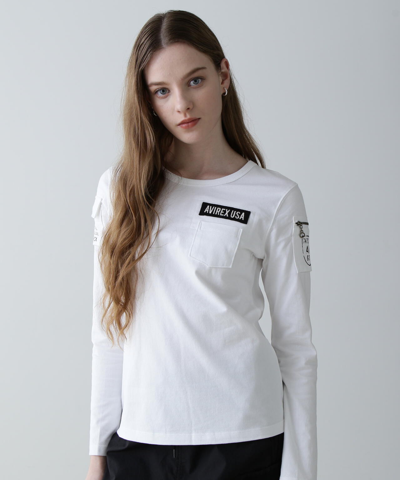 《価格改定商品》 《WOMAN》FATIGUE L/S T-SHIRT/ ファティーグロングスリーブTシャツ