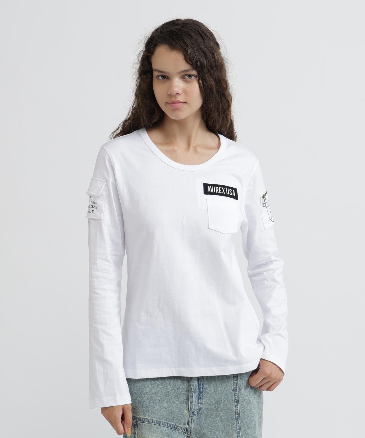 《価格改定商品》 《WOMAN》FATIGUE L/S T-SHIRT/ ファティーグロングスリーブTシャツ