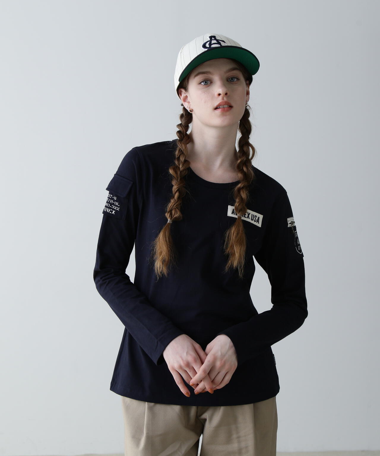 《価格改定商品》 《WOMAN》FATIGUE L/S T-SHIRT/ ファティーグロングスリーブTシャツ