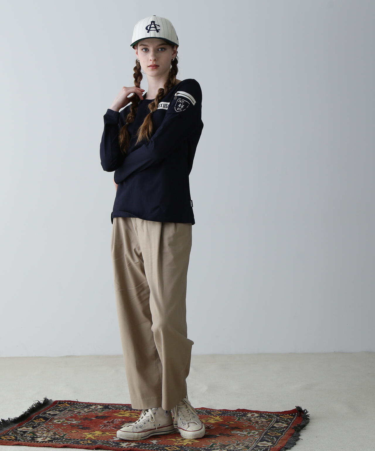 《価格改定商品》 《WOMAN》FATIGUE L/S T-SHIRT/ ファティーグロングスリーブTシャツ